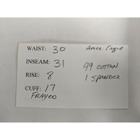 American Eagle Jeans Women's Size 6 Original Boot Destroyed - Picture 10 of 10